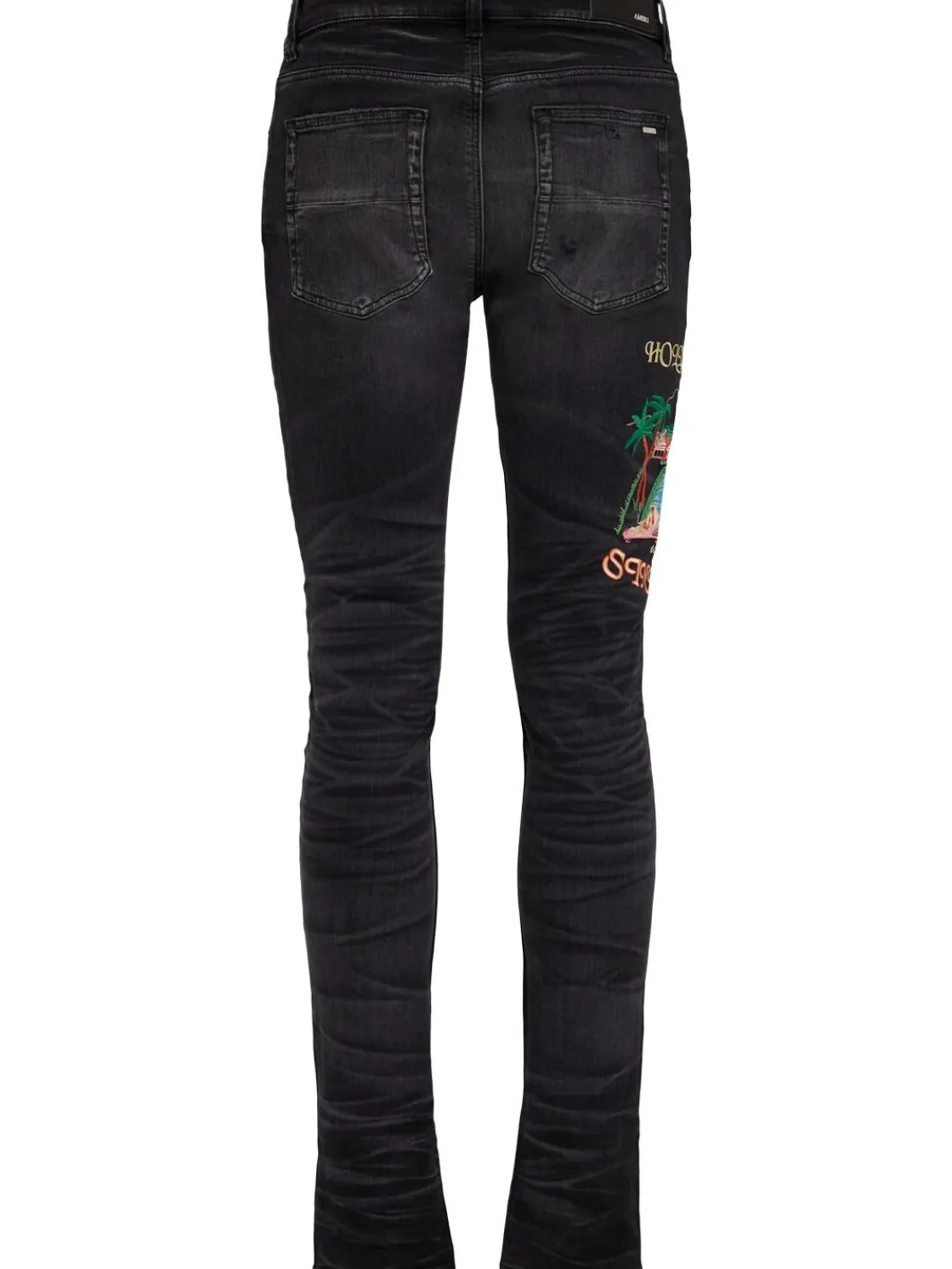 Jeans skinny ricamati Sinners