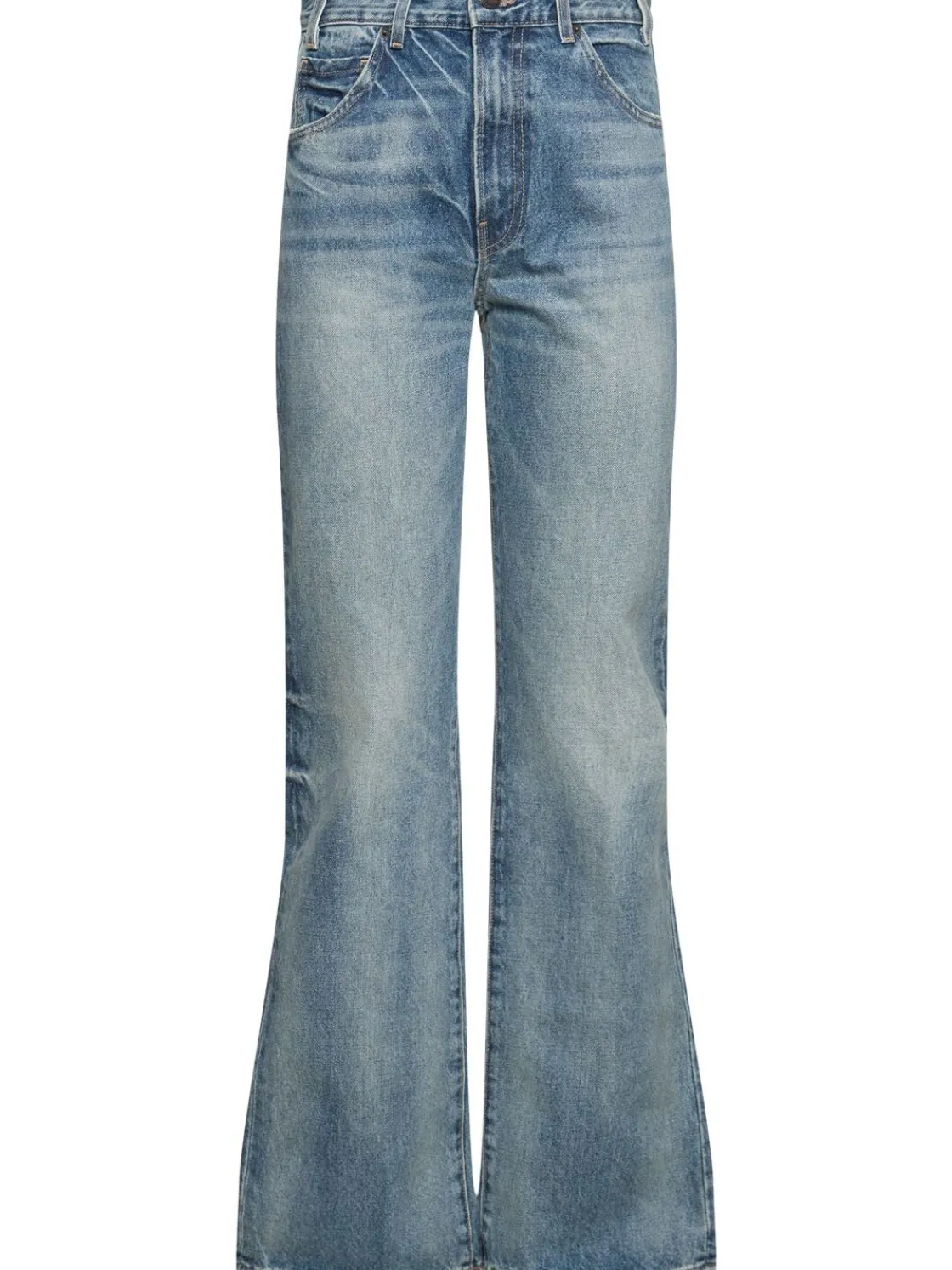 Jeans svasati Joan vita alta in cotone