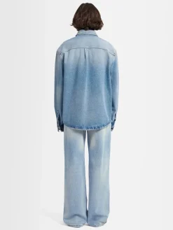 Jeans 5 tasche Clara in denim stonewash