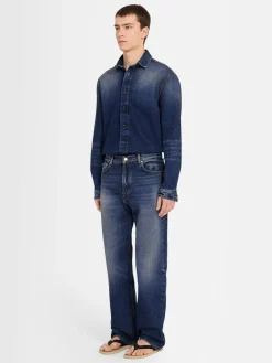 Jeans 5 tasche in denim