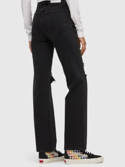 Jeans vita alta loose fit 90’s in denim