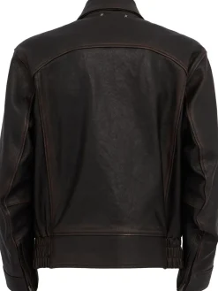 Journey leather bomber jacket