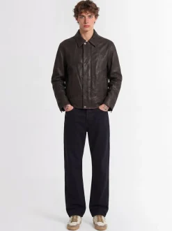 Journey leather bomber jacket