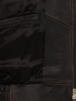 Journey leather bomber jacket