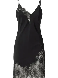 Juliet lace & satin mini dress