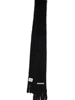 Kinna skinny mohair blend scarf