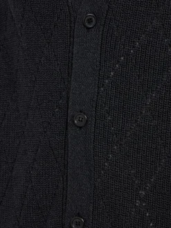 Knit cotton polo shirt