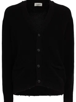 Knitted cotton boxy fit cardigan