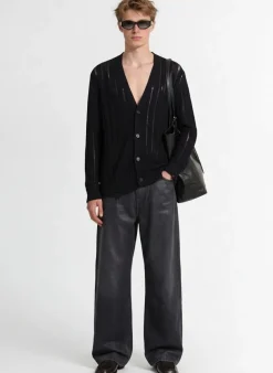 Knitted cotton cardigan