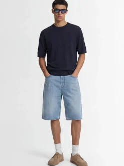 Knitted cotton t-shirt