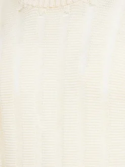 Knitted cotton vest