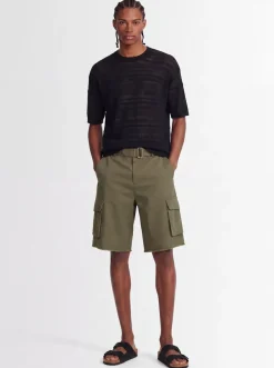 Knitted viscose blend t-shirt