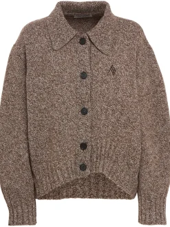 Knit wool & cashmere cardigan
