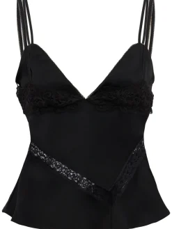 Lace & satin camisole