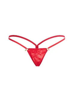 Lace slip top & thong set