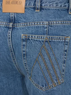 Layered baggy jeans