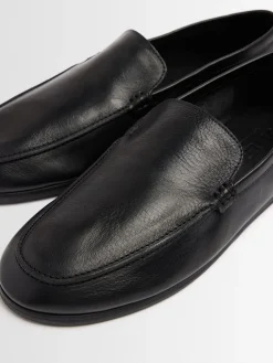 Leather loafers