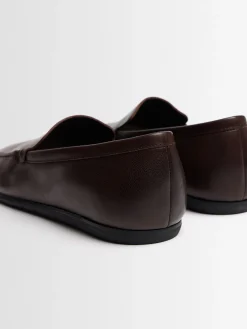 Leather loafers