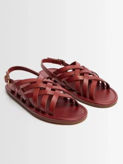 Leather sandals