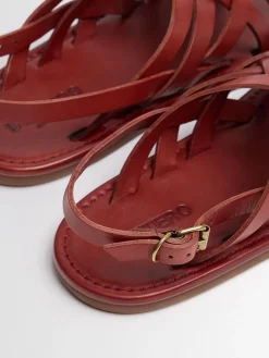 Leather sandals