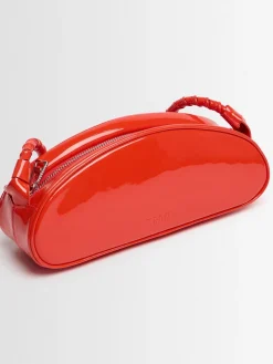 Leather shoulder bag