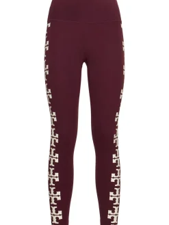 Leggings a compressione 7/8 con logo