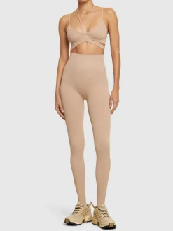 Leggings in jersey a costine