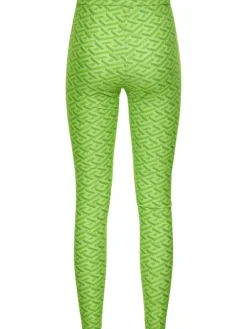 Leggings in jersey con logo