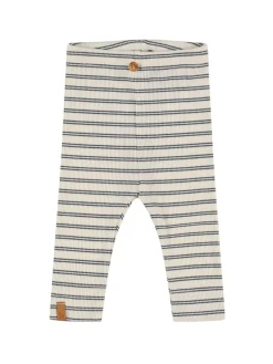 Leggings in misto cotone a righe