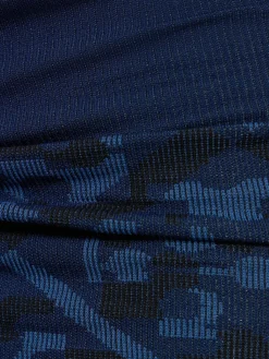 Leggings jacquard con logo