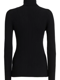 Leopold roll neck knit top
