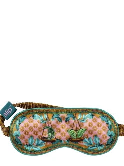 Libra printed silk sleep mask