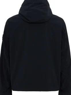 Light compact touch parka jacket