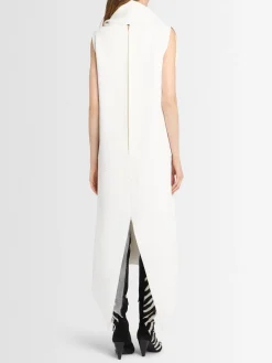 Loell acetate blend midi dress
