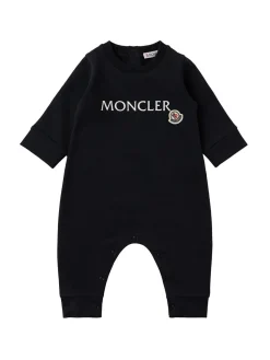 Logo cotton baby romper