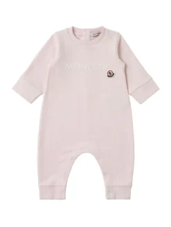 Logo cotton baby romper