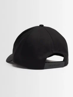 Logo cotton gabardine baseball cap