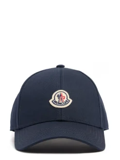 Logo cotton gabardine baseball cap
