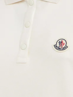 Logo cotton piquet polo shirt