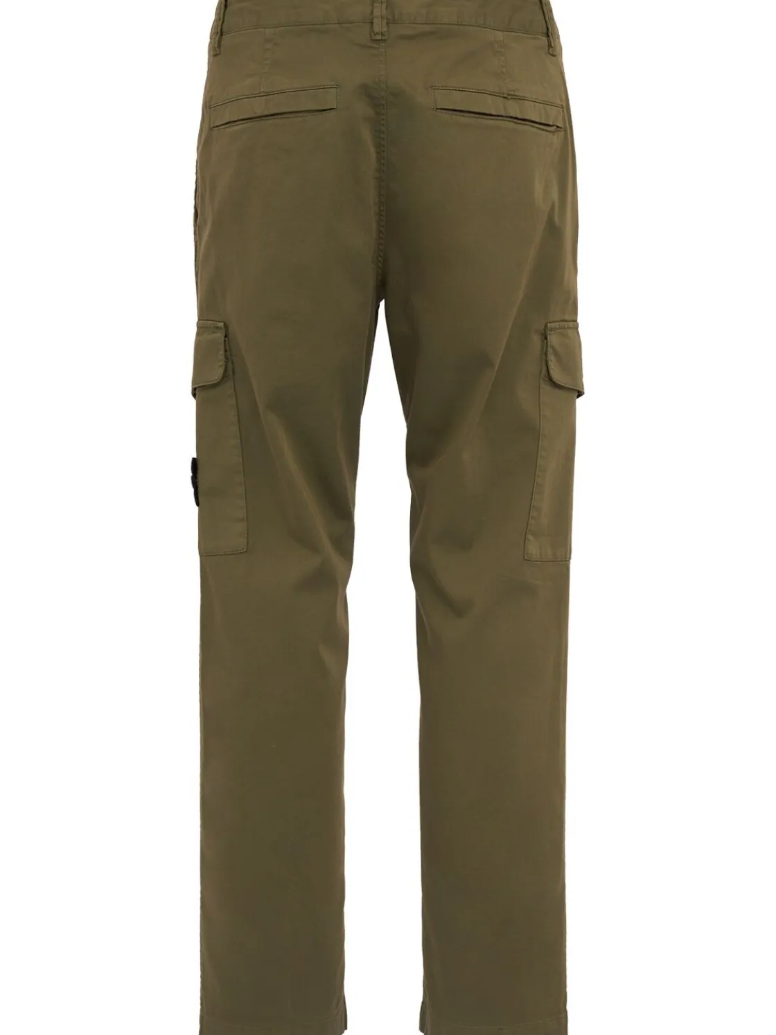 Logo cotton regular pants