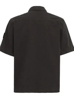 Logo cotton short sleeved shirt