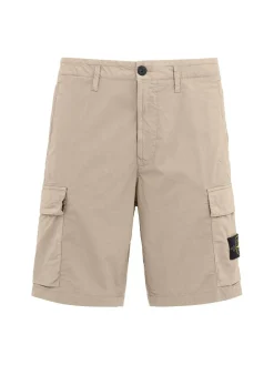 Logo cotton slim shorts