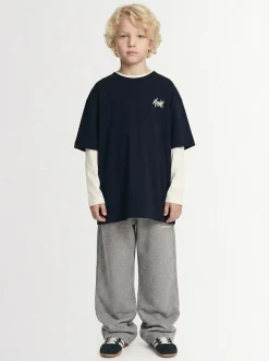 Logo cotton sweatpants