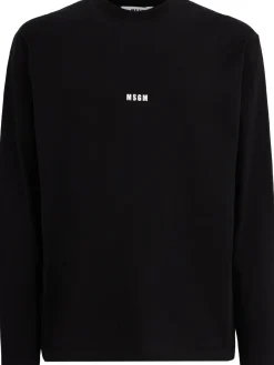 Logo long sleeve cotton t-shirt