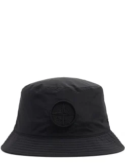 Logo nylon bucket hat