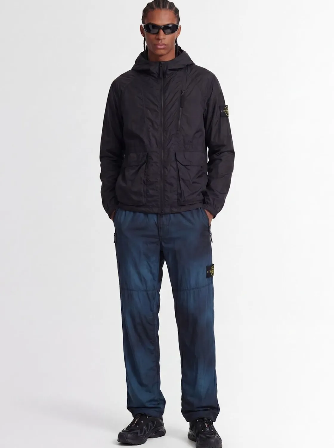 Logo nylon casual jacket
