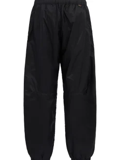 Logo nylon loose pants