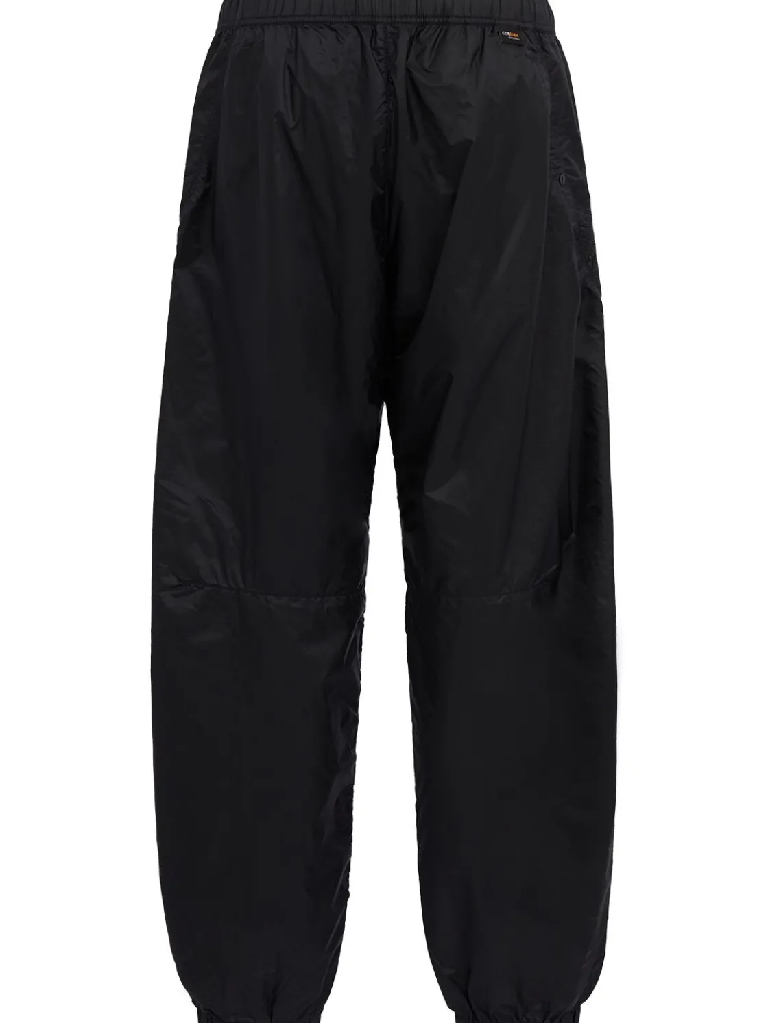 Logo nylon loose pants