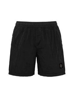 Logo nylon shorts