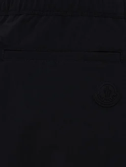 Logo nylon track pants